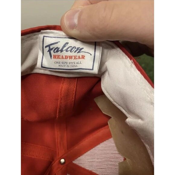 vintage Indiana Hoosiers hat cap snap back black red football spell out 90s mens - Picture 12 of 12